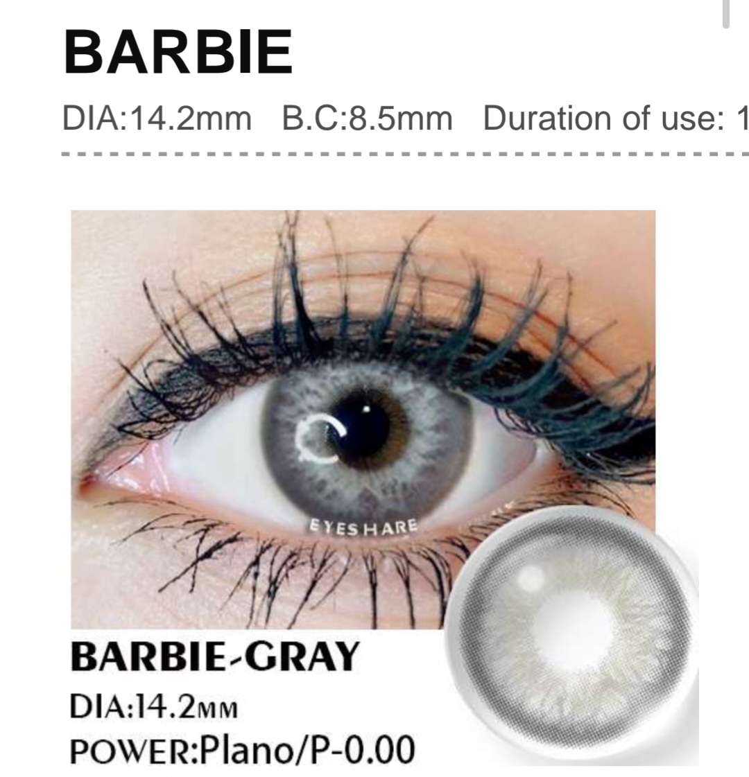 Barbie Gray -3.50d