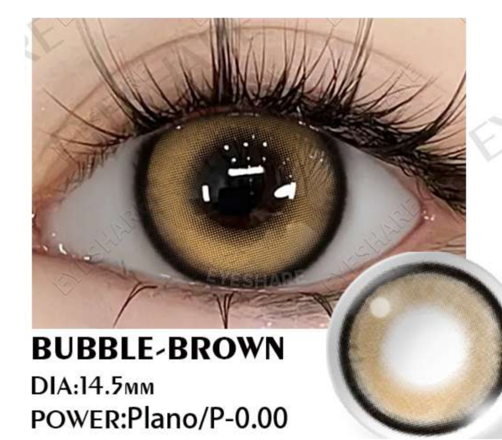 Bubble Brown -2.50d