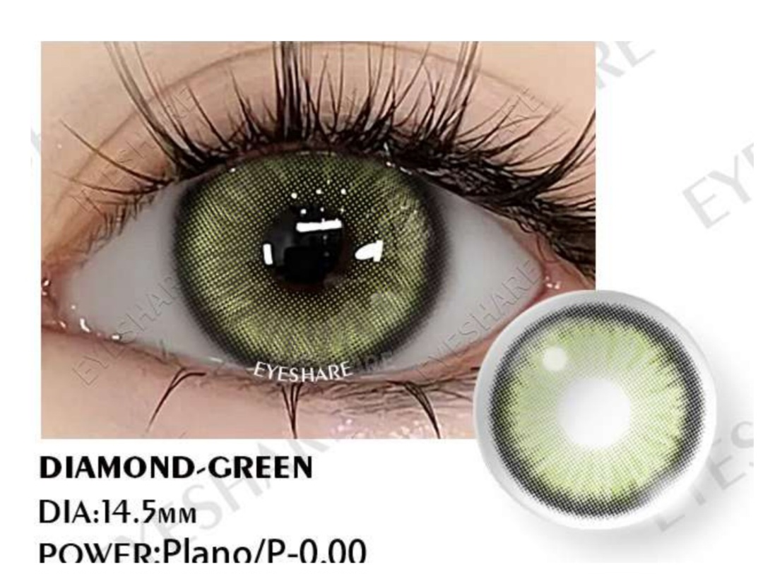 Diamond Green -3.00d