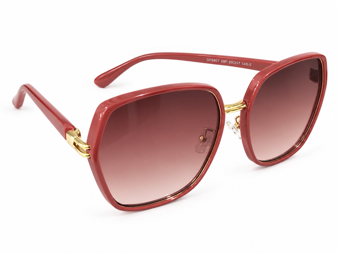 Guess Shiny Red Brown