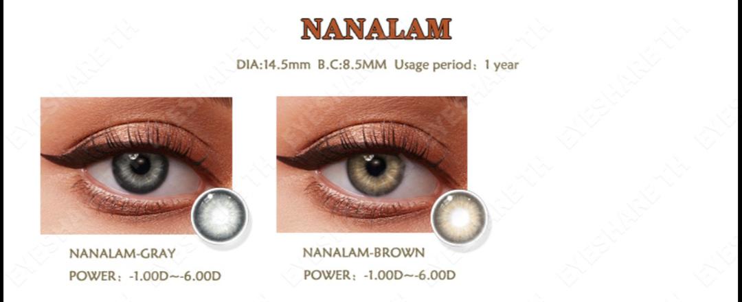 Nanalam Gray -5.50d